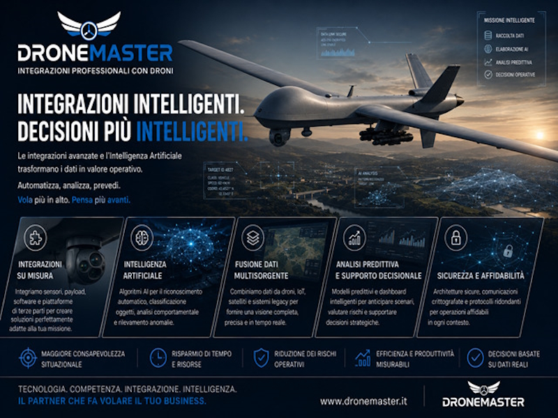 A secsolutionforum con Dronemaster integrazione robotica e software: la nuova frontiera della sicurezza attiva